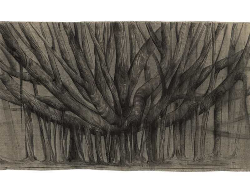 (Detail of the scroll) Tales of a Stateless Parrot