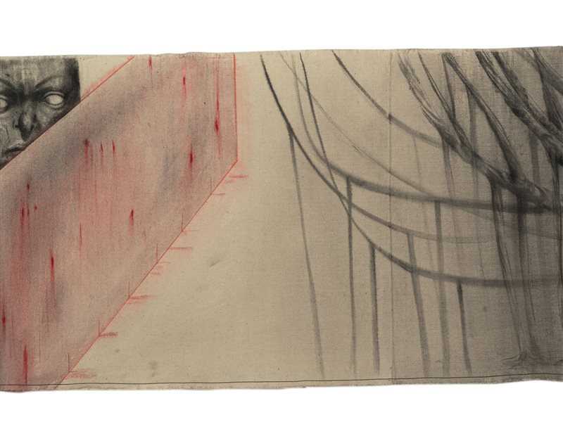 (Detail of the scroll) Tales of a Stateless Parrot